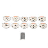 10Pcs/Set 2035 Quartz Watch Movement Replacement Parts Alloy Watch Repair Tool