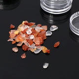 10Pcs/Set Aquamarine Tumbled Chips Stone DIY Jewelry Making