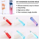 10Pcs/Set Epoxy Resin Mould DIY Pendant Silicone Molds Jewelry Mold Making Tools