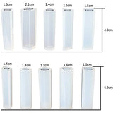 10Pcs/Set Epoxy Resin Mould DIY Pendant Silicone Molds Jewelry Mold Making Tools