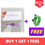 10Pcs Duck Dangle Earrings Set Cartoon Animal Drop Earrings for Women Kids