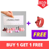 10Pcs Duck Dangle Earrings Set Cartoon Animal Drop Earrings for Women Kids