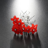 10Pcs Bridal Flower Hair Pins Wedding Bridesmaid Hair Clips
