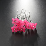 10Pcs Bridal Flower Hair Pins Wedding Bridesmaid Hair Clips