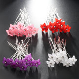 10Pcs Bridal Flower Hair Pins Wedding Bridesmaid Hair Clips