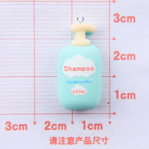 10Pcs Shampoo Charms for Jewelry Making Resin Floating Pendants