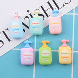 10Pcs Shampoo Charms for Jewelry Making Resin Floating Pendants