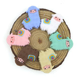 10Pcs Sheep Silicone Beads for Bracelets Pacifier Chain Baby Supplies