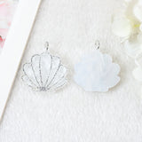 10Pcs Shell Charms Acrylic Ocean Girl DIY Making Accessories