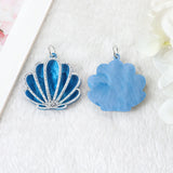 10Pcs Shell Charms Acrylic Ocean Girl DIY Making Accessories