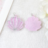 10Pcs Shell Charms Acrylic Ocean Girl DIY Making Accessories