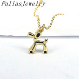 10Pcs Plated Balloon Dog Charm Pendant for Jewelry Making
