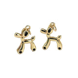 10Pcs Plated Balloon Dog Charm Pendant for Jewelry Making