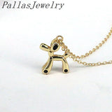 10Pcs Plated Balloon Dog Charm Pendant for Jewelry Making