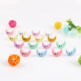 10Pcs Silicone Beads Star/Moon Food Silicone Teether Chew Bead DIY Jewelry