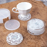 10Pcs Silicone Coaster Mold Resin Casting Kit