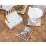 10Pcs Silicone Coaster Molds for Resin Casting Epoxy Kit