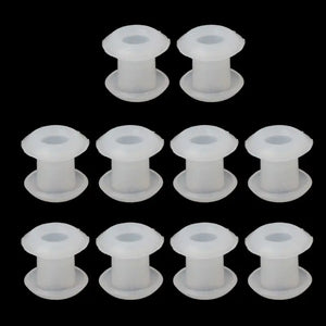 10Pcs Silicone Rubber Stoppers Ring Bead Spacer Charm Bracelet Jewelry