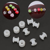10Pcs Silicone Rubber Stoppers Ring Bead Spacer Charm Bracelet Jewelry