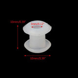 10Pcs Silicone Rubber Stoppers Ring Bead Spacer Charm Bracelet Jewelry