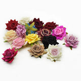 10Pcs Silk Roses Bridal Artificial Flowers Wedding Decor