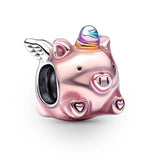 10Pcs Coffee Cup Unicorn Charms Pendant DIY Jewelry Making