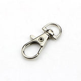 10Pcs Silver Swivel Lobster Clasp Clips 35mm Key Hook Key Ring Keychain