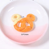10Pcs Mouse Biscuit Resin Charms for DIY Jewelry Making