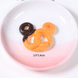 10Pcs Mouse Biscuit Resin Charms for DIY Jewelry Making