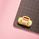 10Pcs Radio Sound Recorder Resin Charms for DIY Jewelry Making