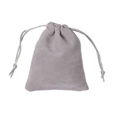10Pcs Small Grey Velvet Bag 9x12cm Jewelry Packaging Bags
