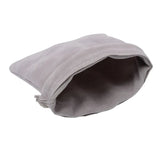 10Pcs Small Grey Velvet Bag 9x12cm Jewelry Packaging Bags