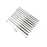 10Pcs Needle Files Set 140Mm Jewelry Tools Beading Hobby Crafts
