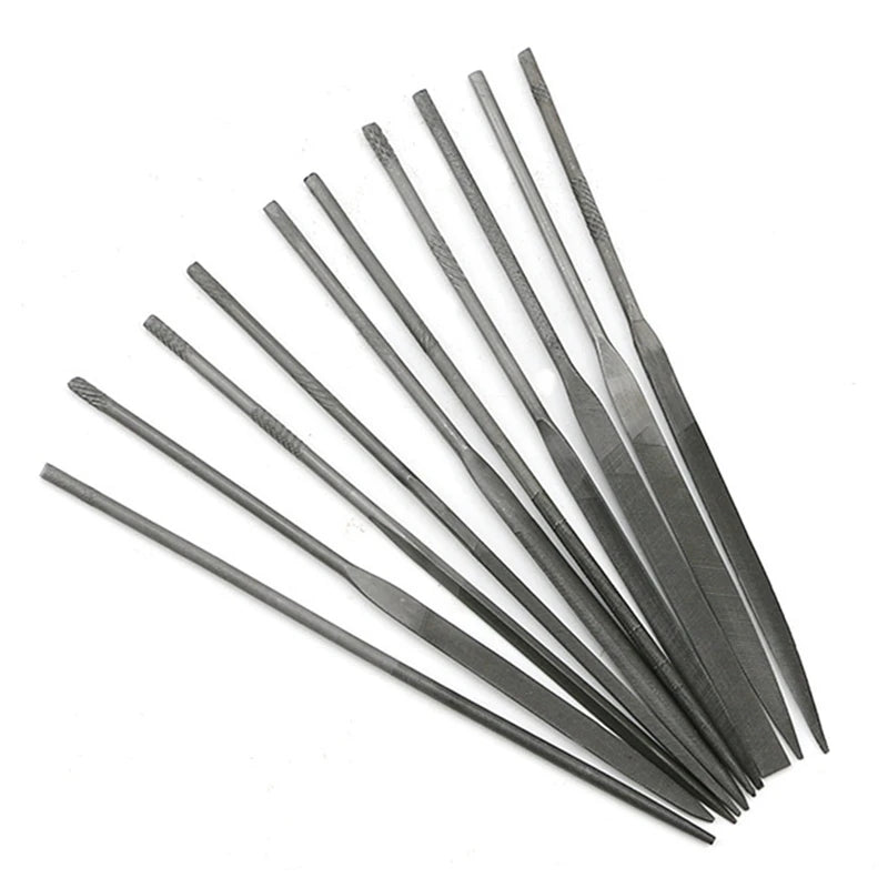10Pcs Needle Files Set 140Mm Jewelry Tools Beading Hobby Crafts
