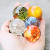 10Pcs Small Silicone Sphere Molds, Resin Knob Molds