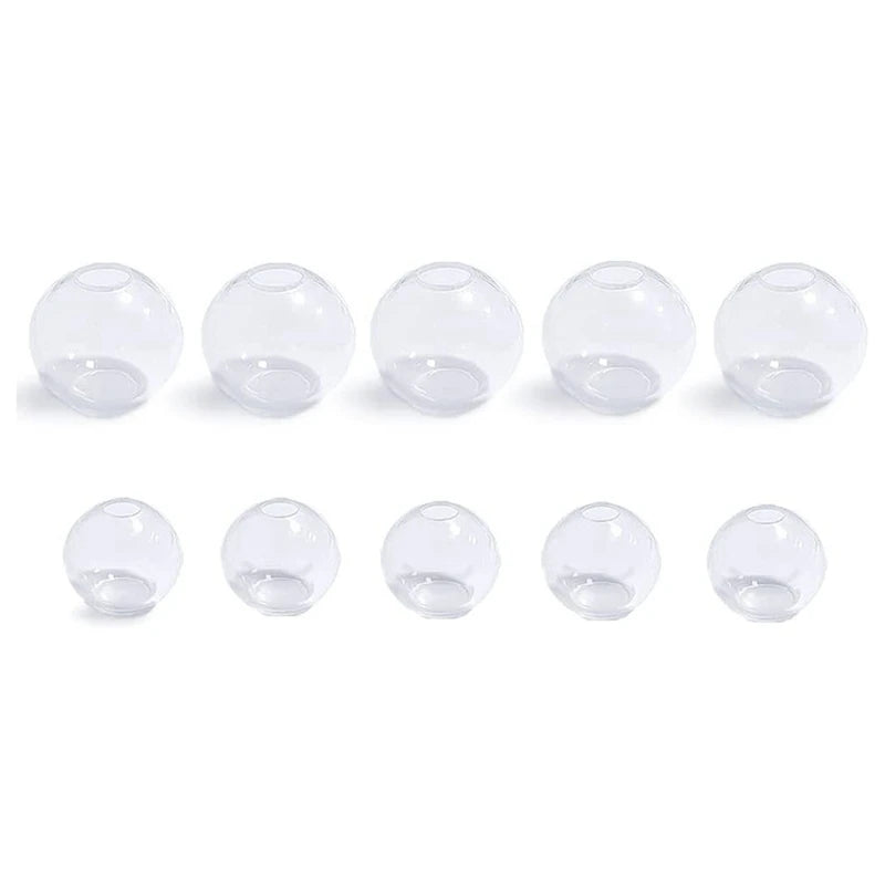 10Pcs Small Silicone Sphere Molds, Resin Knob Molds, Orbs/Ball Silicone Molds