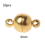 10Pcs Stainless Steel Magnetic Buckle Jewelry Accessories