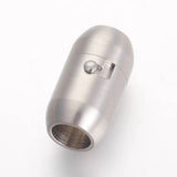 10Pcs Stainless Steel Magnetic Clasps Matte Style for Bracelet