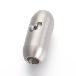 10Pcs Stainless Steel Magnetic Clasps Matte Style for Bracelet