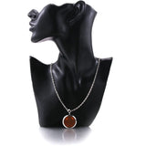 10Pcs Stainless Steel Walnut Aromatherapy Harmony Necklace