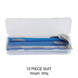 10Pcs Stainless Steel Wax Carvers Set Dental Spatula Plaster Dental Instrument
