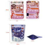 10Pcs Holographic Laser Ziplock Bags for Jewelry Storage