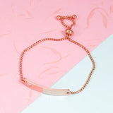 10Pcs Stainless Steel Adjustable Bracelets For Women's Jewelry