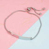 10Pcs Stainless Steel Adjustable Bracelets For Women's Jewelry