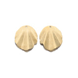 10Pcs Raw Brass Folding Leaf Charms 25x29.5mm
