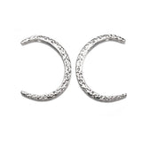 10Pcs Tibetan Silver Crescent Moon Charms Pendant for DIY Jewelry Making