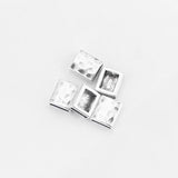 10Pcs Tibetan Silver Slider Spacer Beads for DIY Leather Cord Jewelry