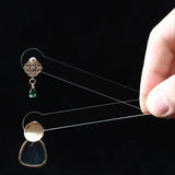 10Pcs Acrylic Earring Try On Stick Shop Tool Ear Stud Trial Display Holder