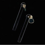 10Pcs Acrylic Earring Try On Stick Shop Tool Ear Stud Trial Display Holder