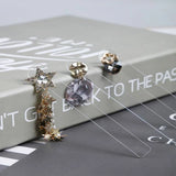 10Pcs Acrylic Earring Try On Stick Shop Tool Ear Stud Trial Display Holder